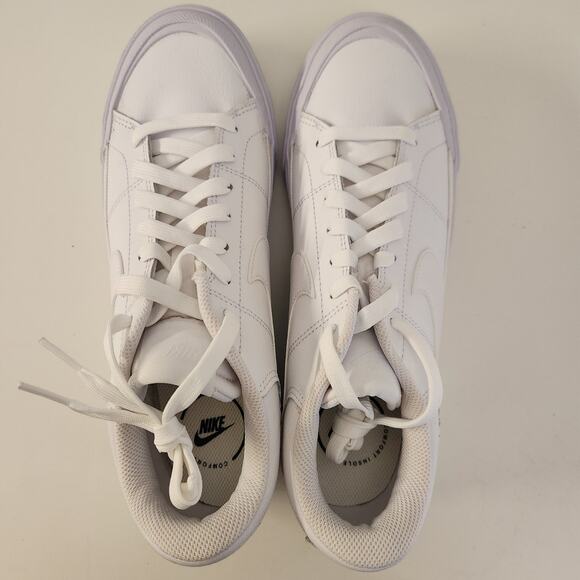 NIKE Women's Sneaker, White, 9 Court legacy Lift - Picture 6 of 8
